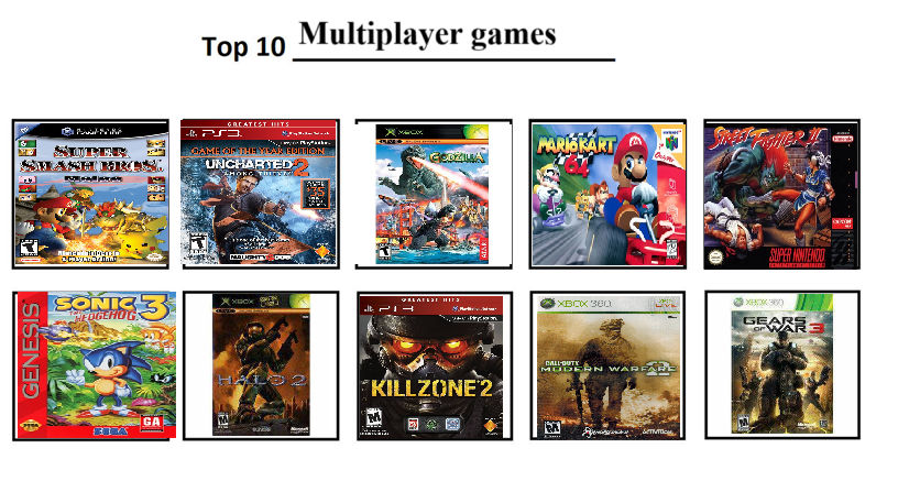 Multiplayer Level Games Top 10 multiplayer games by licerj2 on DeviantArt