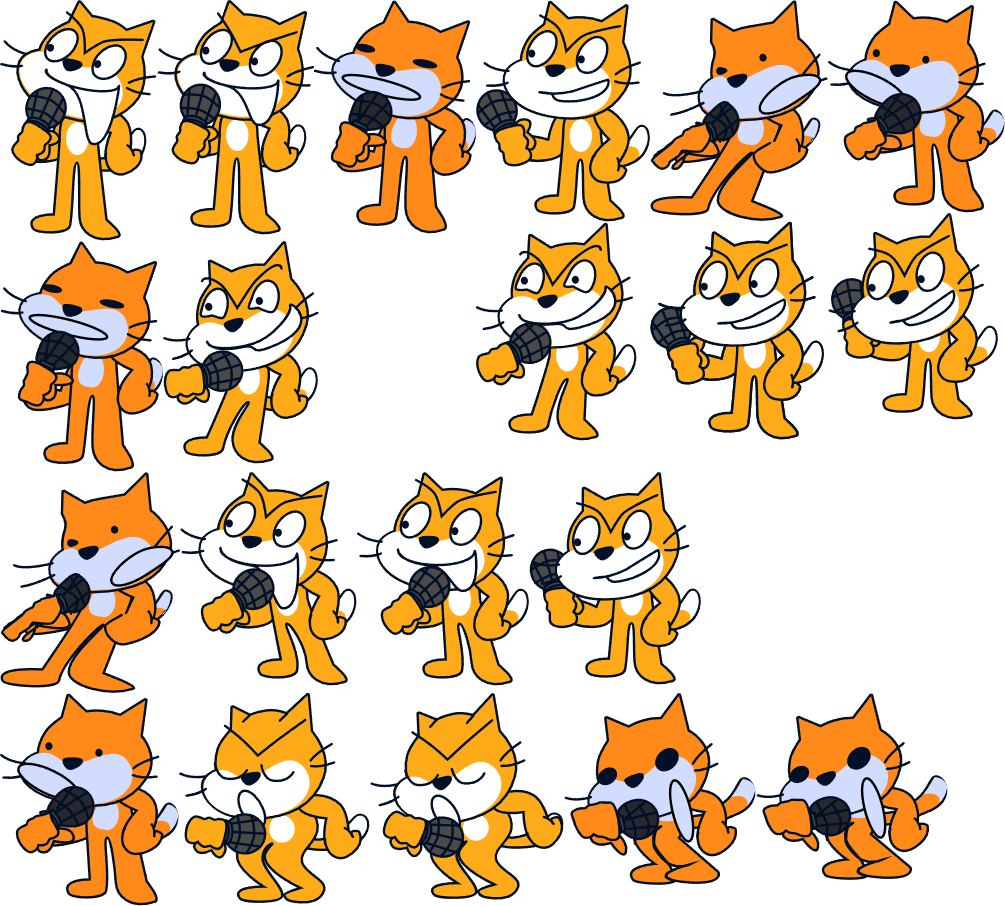 Scratch Cat Icons For FNF Psych Engine by NickNitoDeluxe on DeviantArt