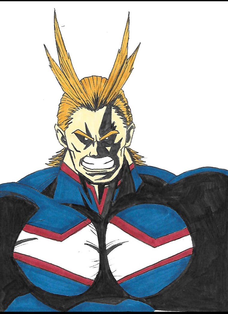 All Might Border All might by trashpandaart85 on DeviantArt