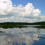 Cloudy Sky Lake