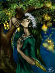 The Dryad (colored)