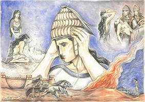 Achilles. Revenge for Patroclus (Aegean style)