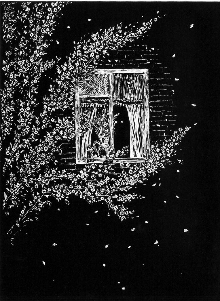 Your window (Illustration to the poem) by MarysMirages on DeviantArt
