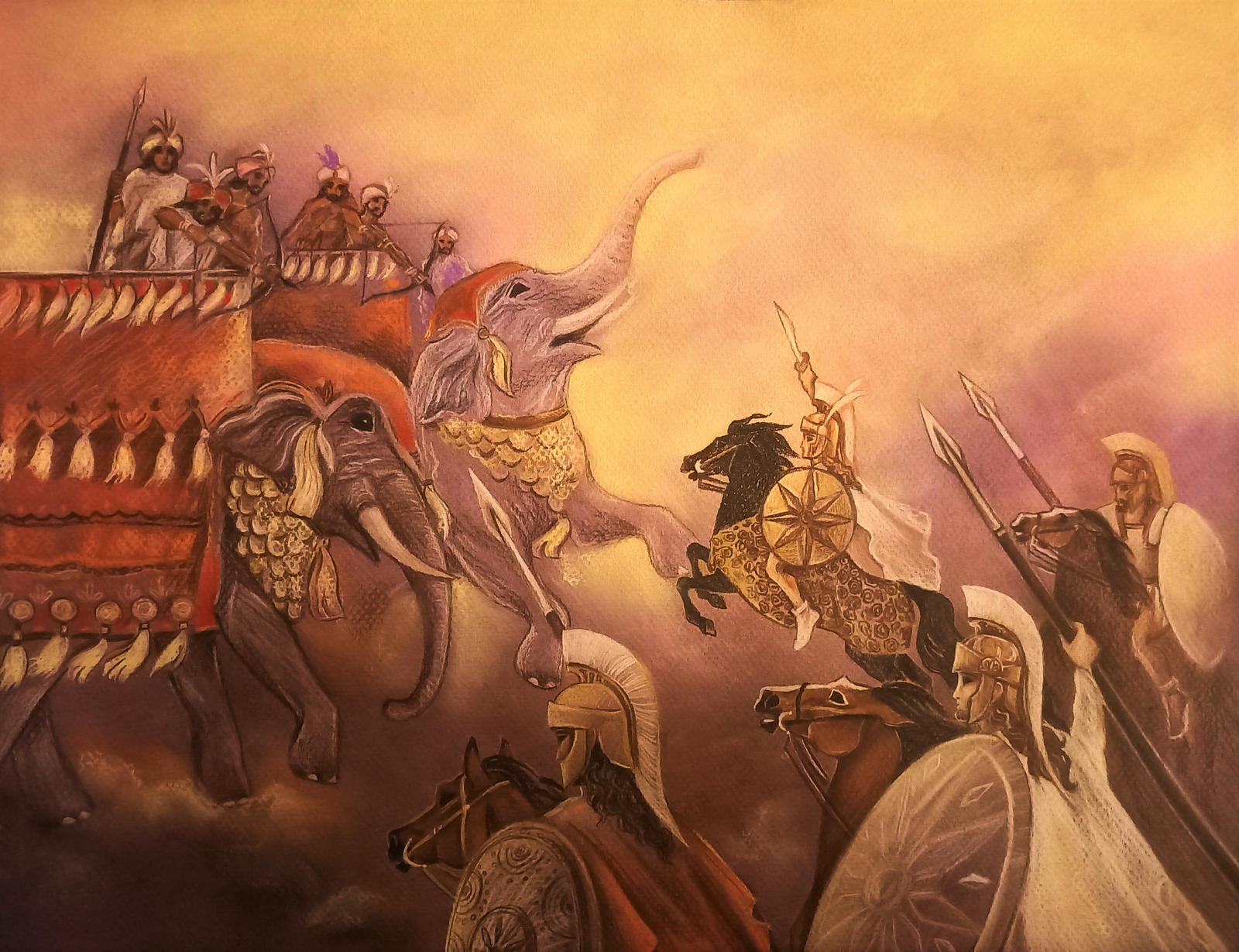 Hydaspes Rver Battle of the Hydaspes. Alexander the Great. by MarysMirages on DeviantArt