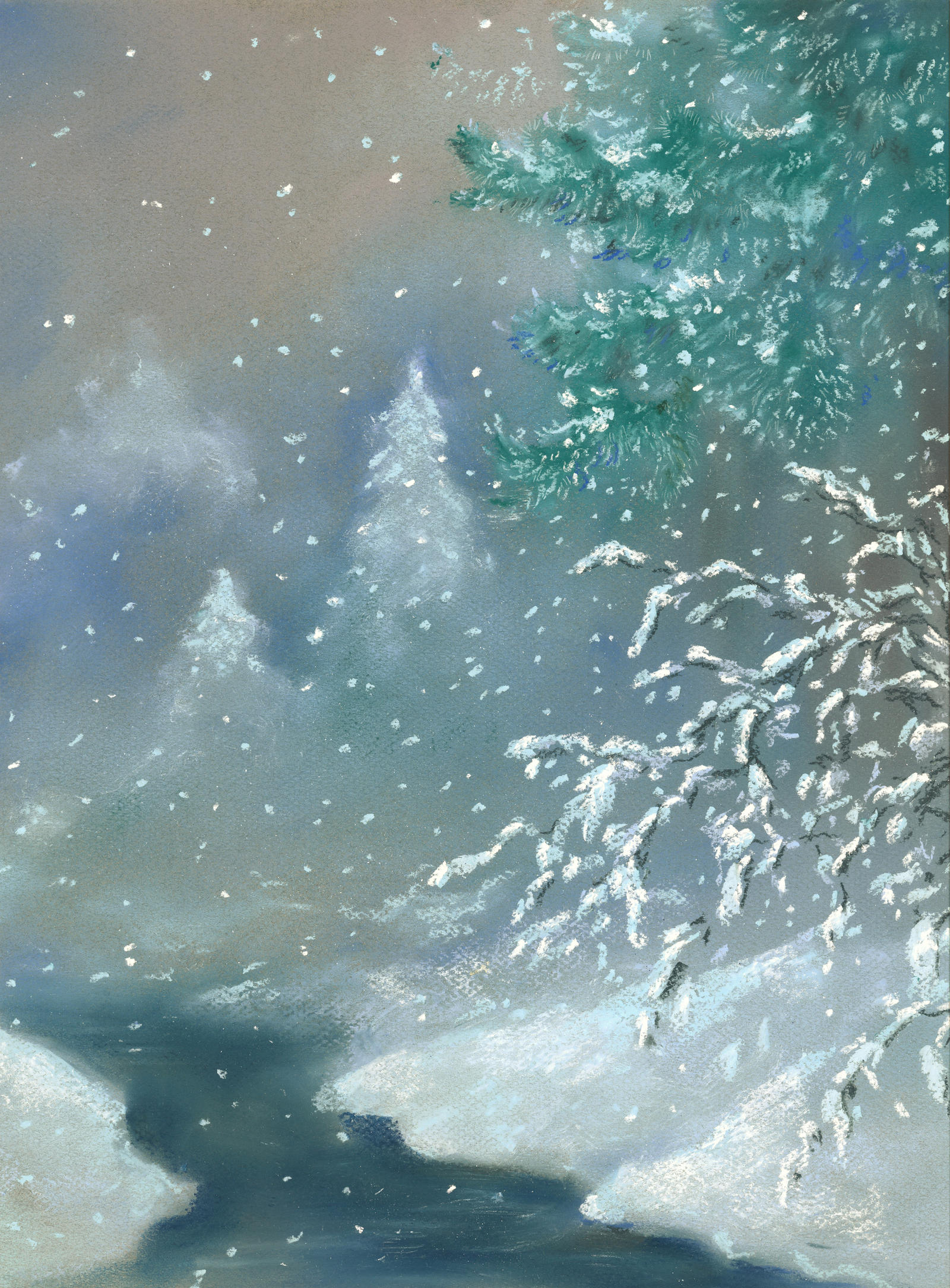 Deviantart Snow Snowfall by MarysMirages on DeviantArt