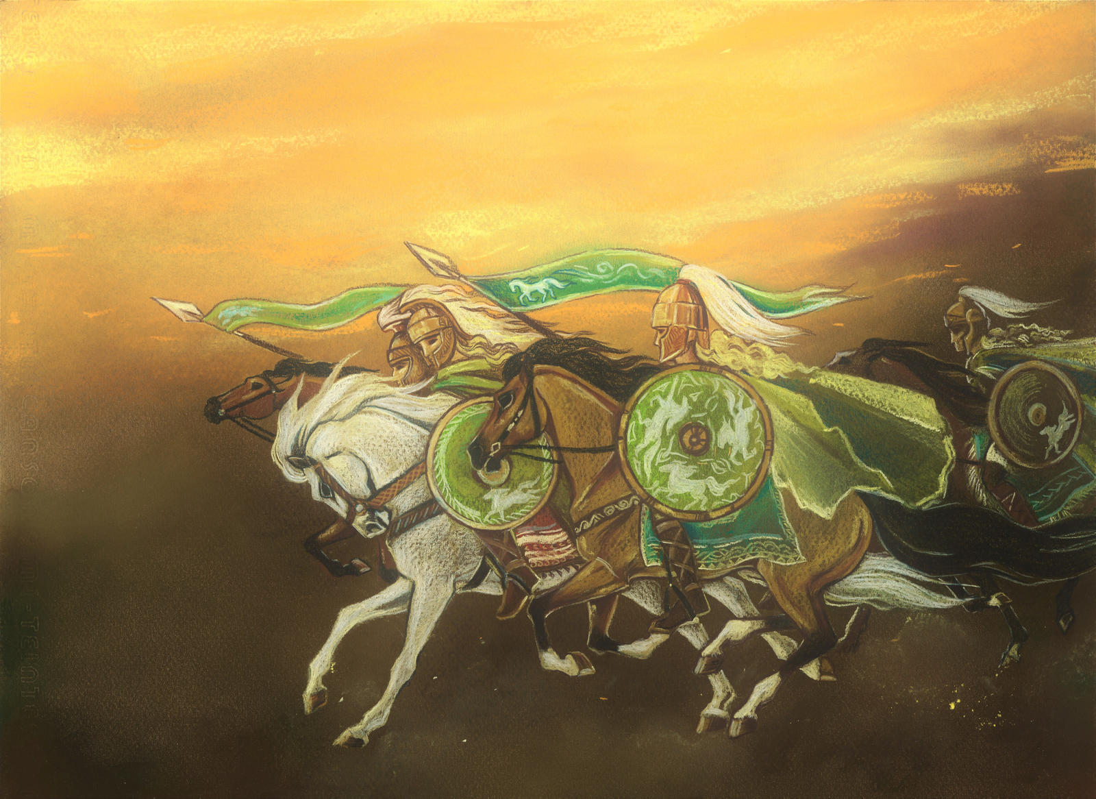 Super Striders Rohan The Riders of Rohan (The Lord of the Rings) by MarysMirages on DeviantArt