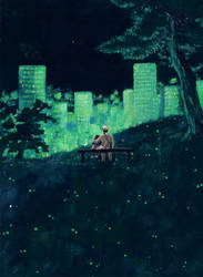 Two souls together again (Grave of the Fireflies)