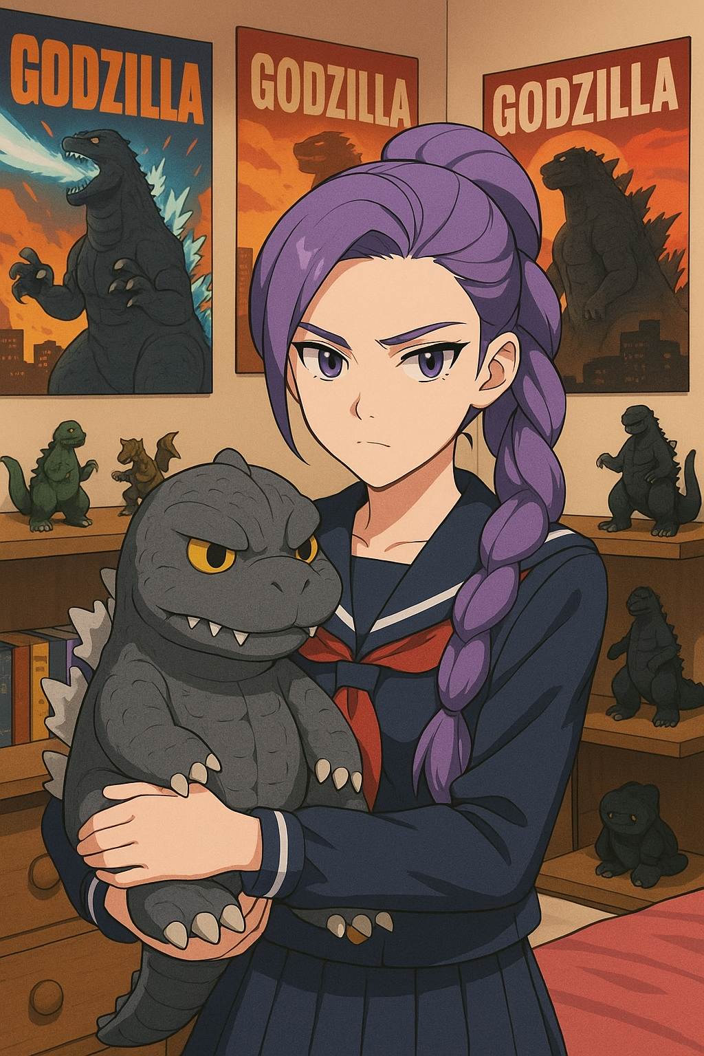 Godzilla Fan Girl Kaiju Samurai By Macoraprime On DeviantArt godzilla-fan-girl-kaiju-samurai-by-macoraprime-on-deviantart