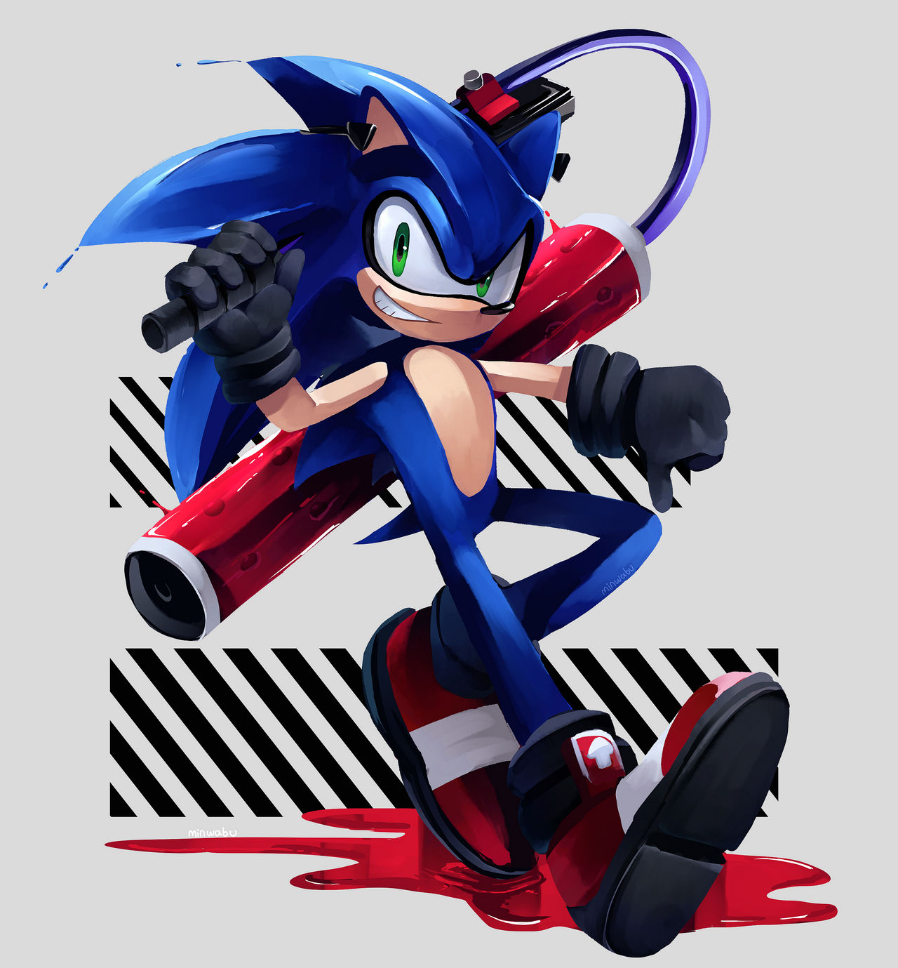 Splat Sonic by MariiMin on DeviantArt