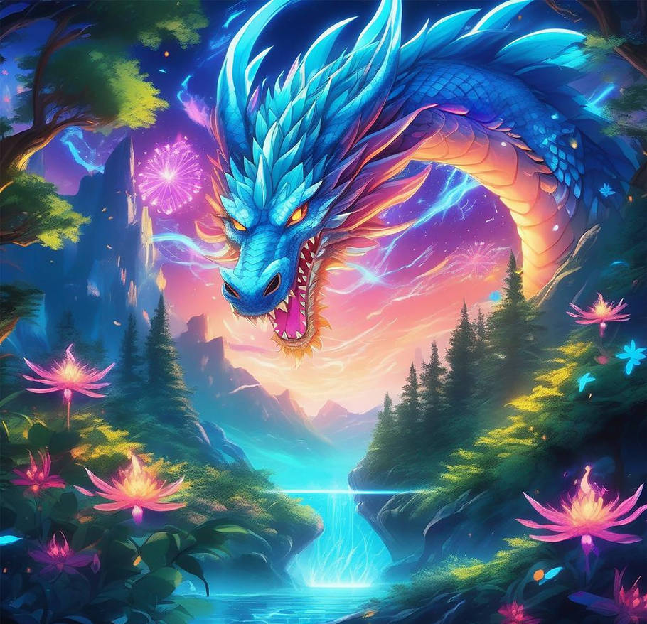 Azure Dragon 003 by zarodas on DeviantArt