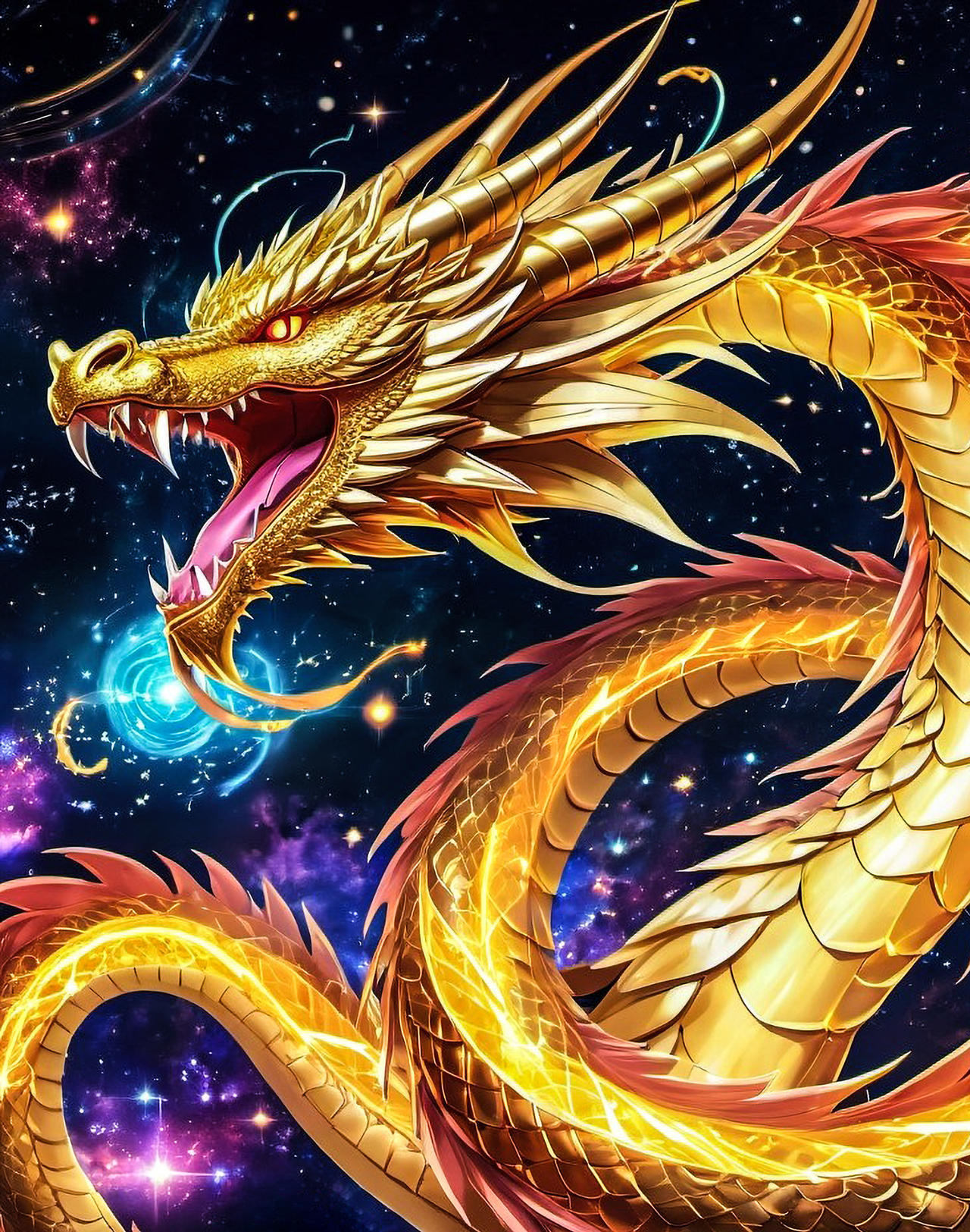 Serpent Avatar Golden Serpent Dragon 005 by zarodas on DeviantArt