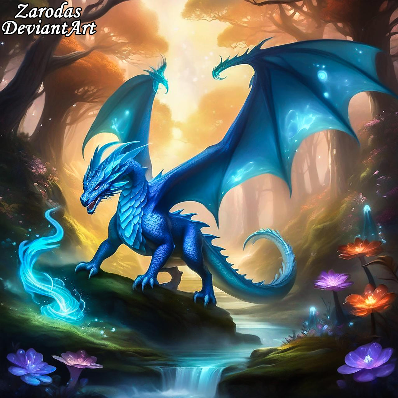 Azure Dragon 010 by zarodas on DeviantArt