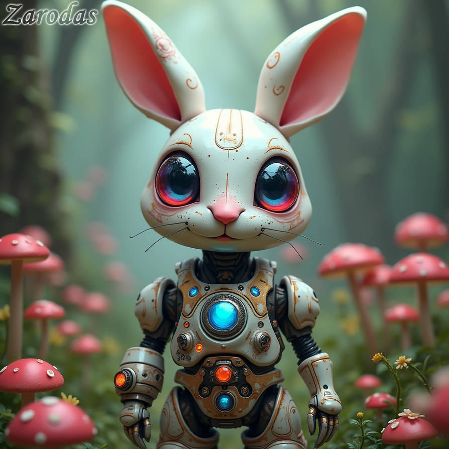 Cyborg Bunny 003 by zarodas on DeviantArt