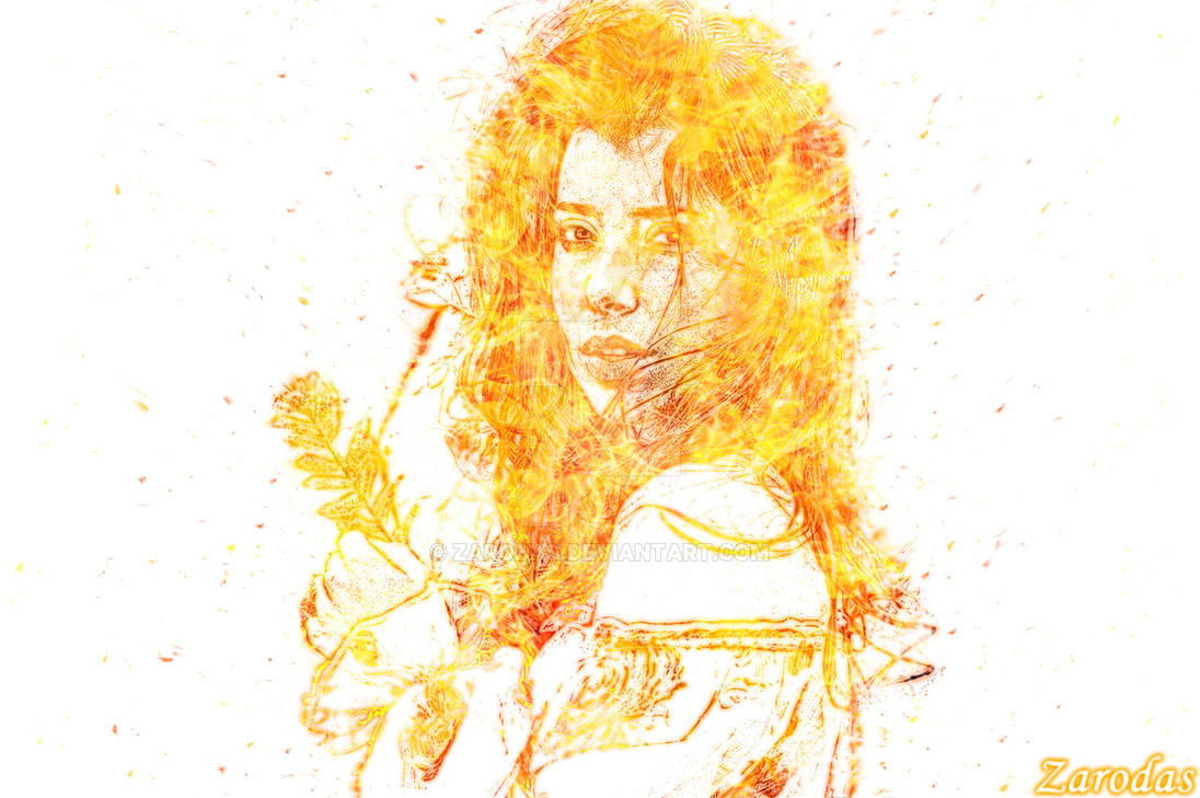 Fire portrait 02 by zarodas on DeviantArt