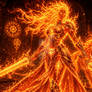 Fire elemental woman 032