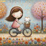 Naive Art 042 happy bycicle ride