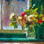 Flowers At Window