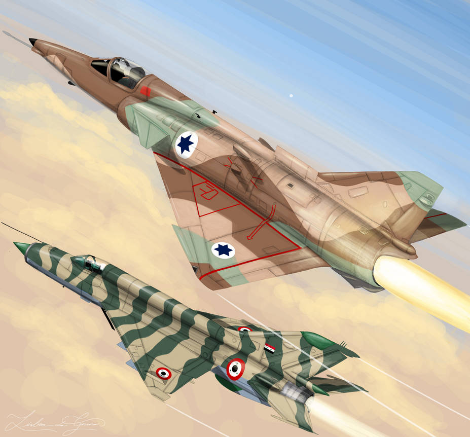 Kfir vs Mig-21 by ALisboadaGama on DeviantArt