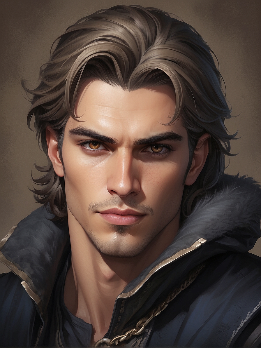 AlbedoBase XL Fantasy painting of a Handsome guy 0 by PaulMeadows on ...