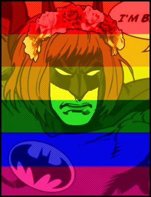 Rainbow'd Batman