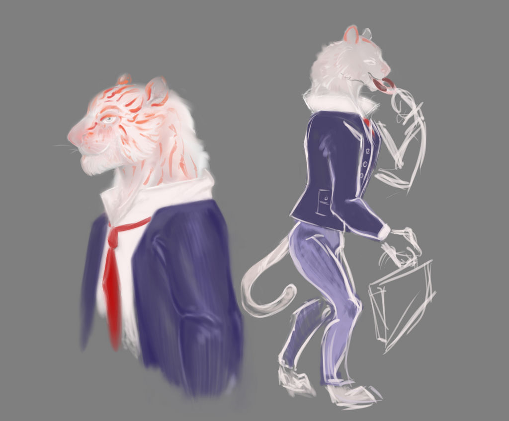 Zootopia Oc sketch first update by nolimetangere94 on DeviantArt