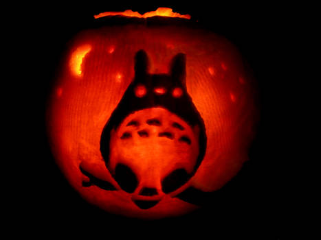 Totoro Pumpkin Halloween 2011