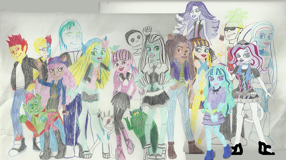 Monster High Group Photo by Shellquake on DeviantArt