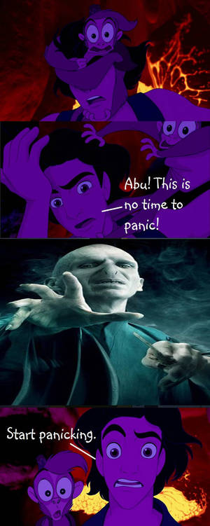 Aladdin scared of Voldemort