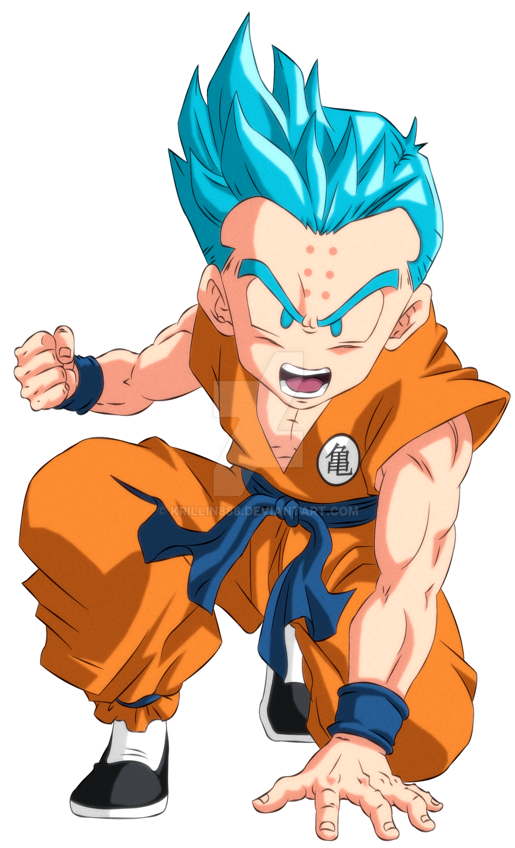Super Saiyan Blue Krillin By Krillin888 On DeviantArt super-saiyan-blue-krillin-by-krillin888-on-deviantart