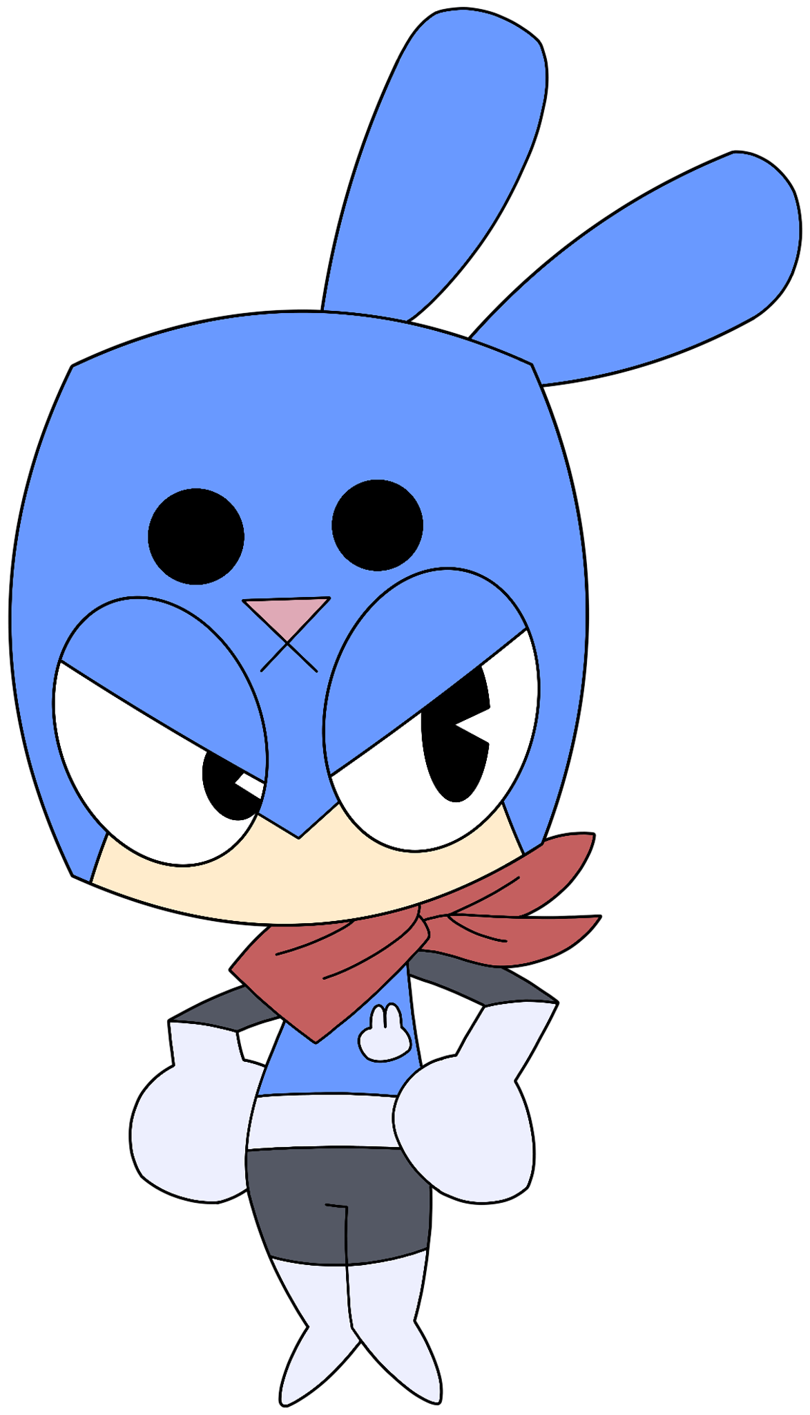 Blue Rabbit by DeRobot on DeviantArt