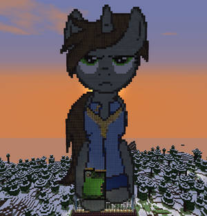 Littlepip Minecraft Pixelart