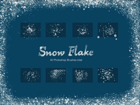 Snow Flake Brushes