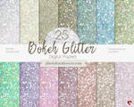 Glitter Bokeh Digital Paper- Cover