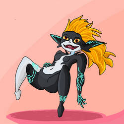 Midna just floating