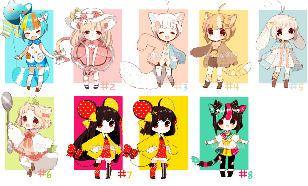 Adoptables Kemonomimi* Sparkle Set ::CLOSED::