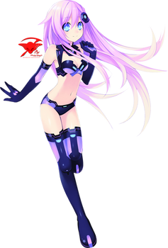 Hyperdimension Neptunia MK2 render by r9x