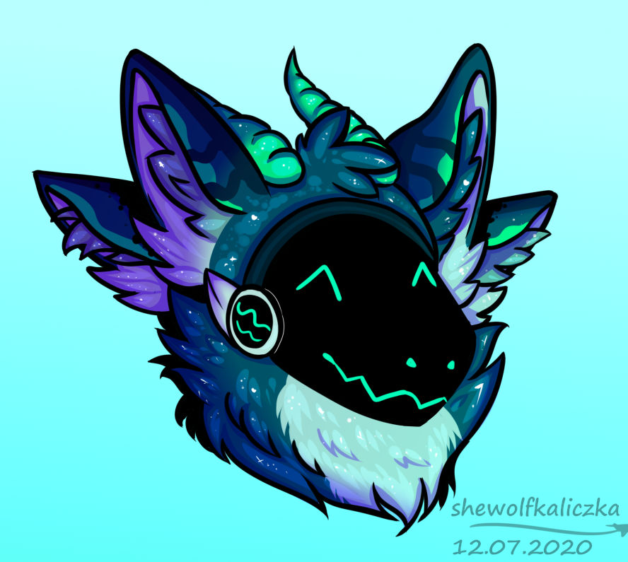 first protogen by kaliczkaPL on DeviantArt