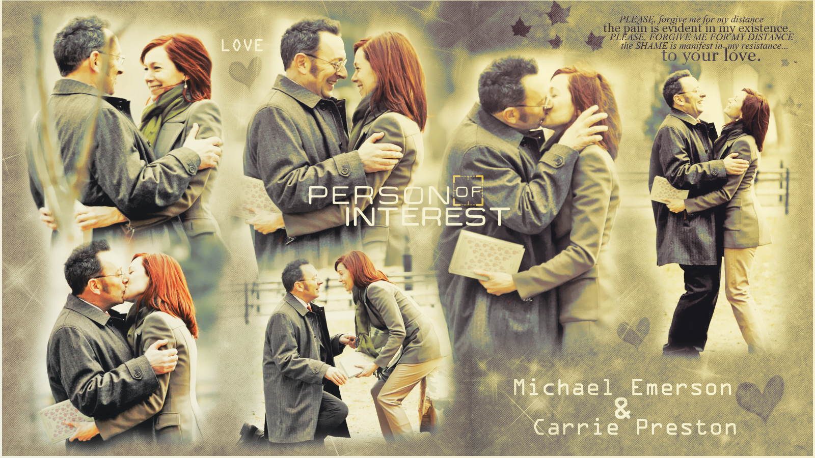 Michael Emerson And Carrie Preston