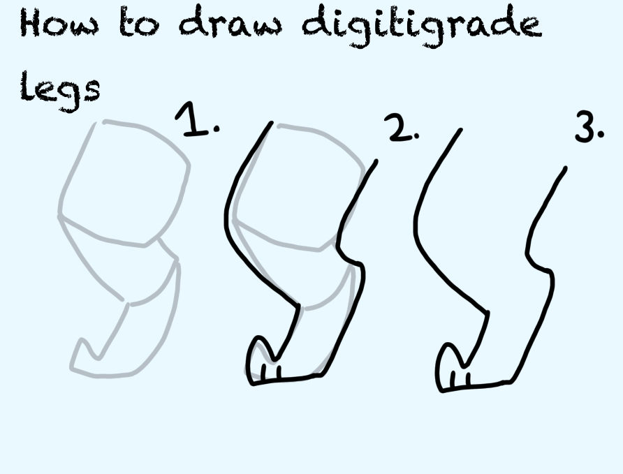 Digitigrade leg tutorial by Tea-and-mocha on DeviantArt