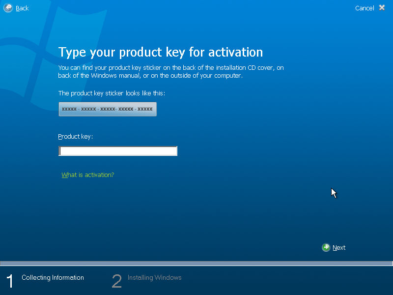 Windows Longhorn Keycode Windows Longhorn 5112 Product key input by NotTransparent on DeviantArt