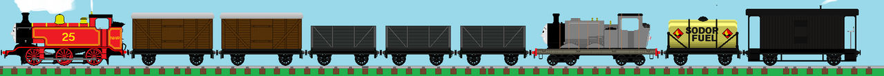 DJ Hauling a Goods Train by ThomasFan21 on DeviantArt