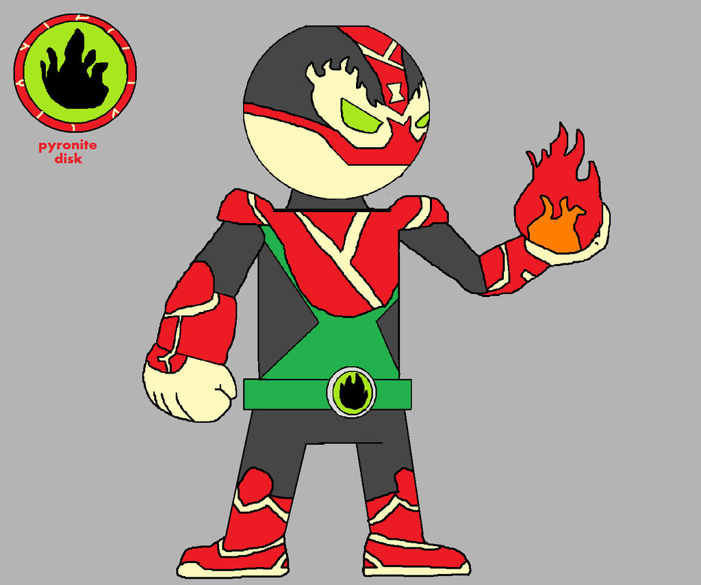 Toei Ben 10: Pyronite Armor And Pyronite Disk by psykeroro on DeviantArt