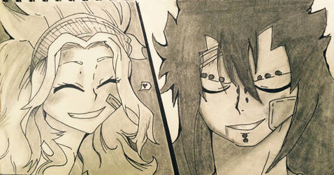 Gajeel and Levy 