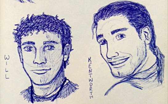 Will and Kentworth realistic sketches