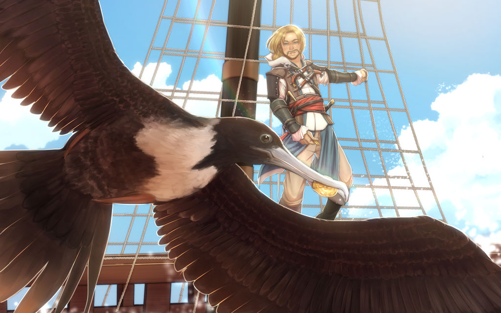 Birds of a Feather - Edward Kenway by T-M-Wolf on DeviantArt