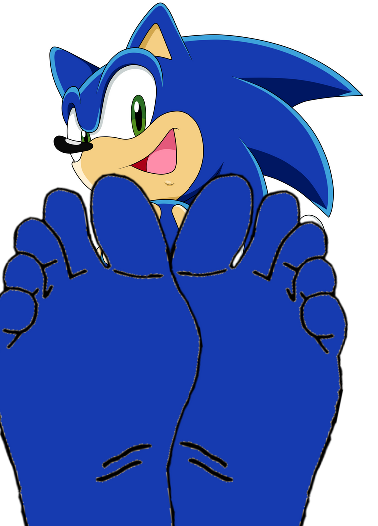 Sonic The Hedgehog's Feet by BernadetteDonaldson on DeviantArt