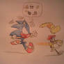 Rayman and Sonic: Hey! No fair!!!