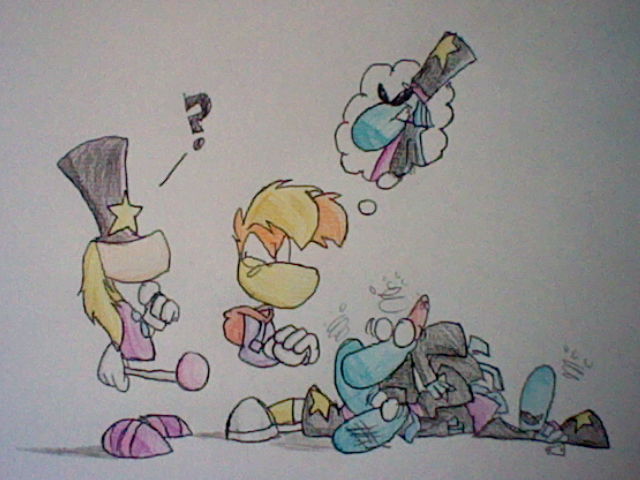 Rayman Sweating Rayman: Going insane by Ravingjur1087 on DeviantArt