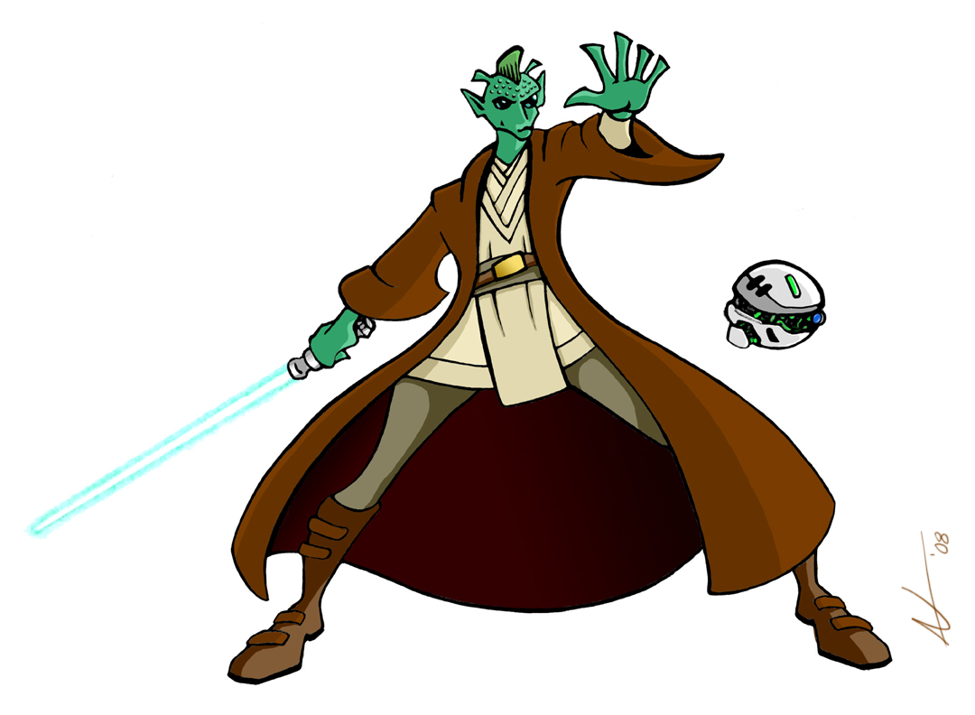 Rodian Jedi by AntVar on DeviantArt