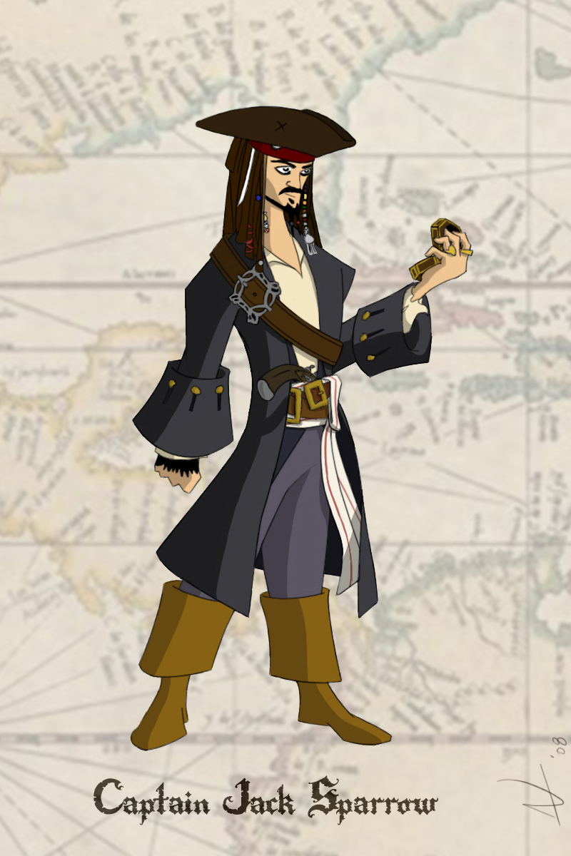 Captain Jack Sparrow by AntVar on DeviantArt Captain Jack Sparrow by AntVar on DeviantArt